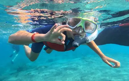 Experiência de mergulho com snorkel no sul de Fuerteventura