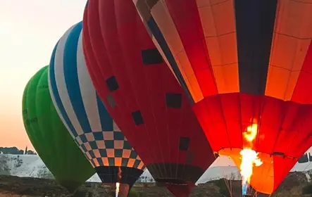 Vuelo en globo aerostático en Pamukkale
