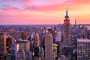 Vista da cidade de Nova Iorque com Empire State Building ao fundo
