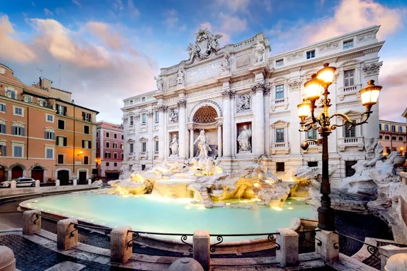 Fontana di Trevi, em Roma